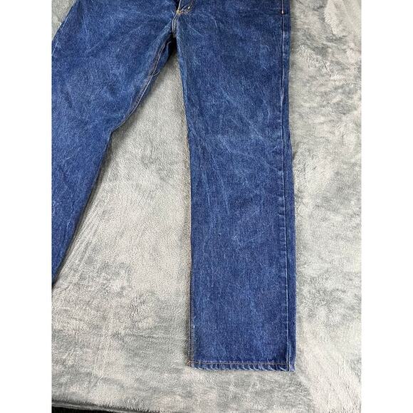 Men’s Straight-Leg Diamond Gusset Dark Blue 37x31 – Excellent Condition - Picture 8 of 11